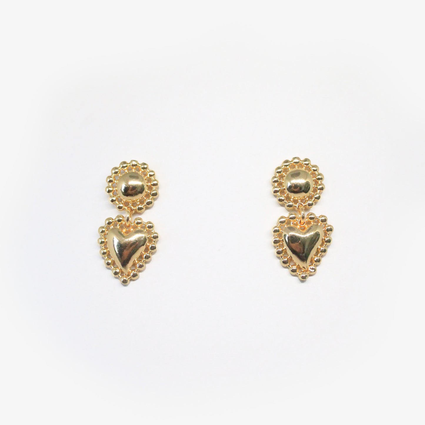Aretes Corazón Balines